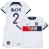 Officiële Voetbalshirt + Korte Broek Paris Saint-Germain Hakimi 2 Uit 2023-24 - Kids